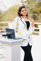 Featherfall Summer Blazers : Where summer floats in threads of white