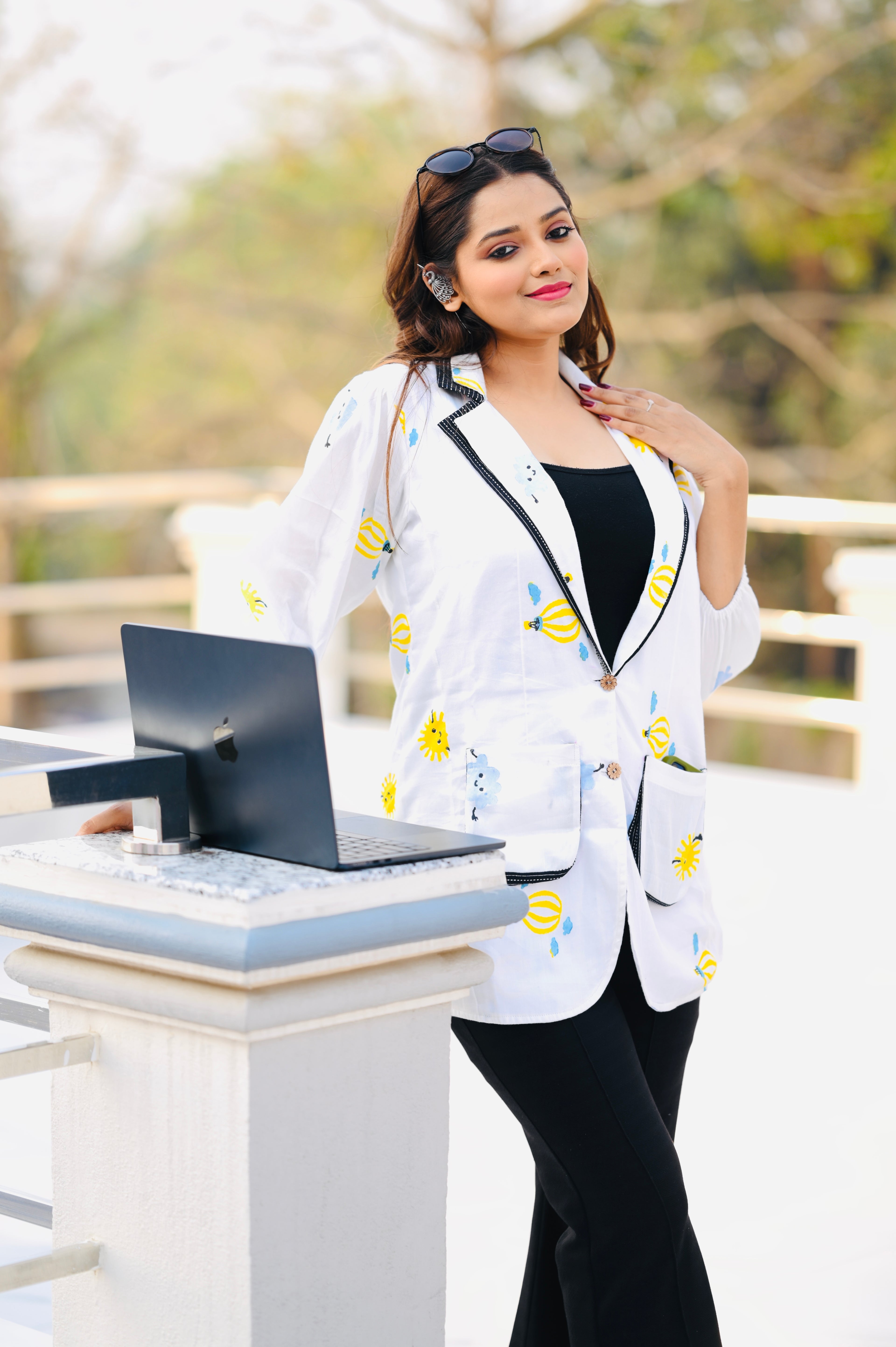 Featherfall Summer Blazers : Where summer floats in threads of white