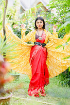 Golden Flow Signature Shrugs: Where layers dance with light