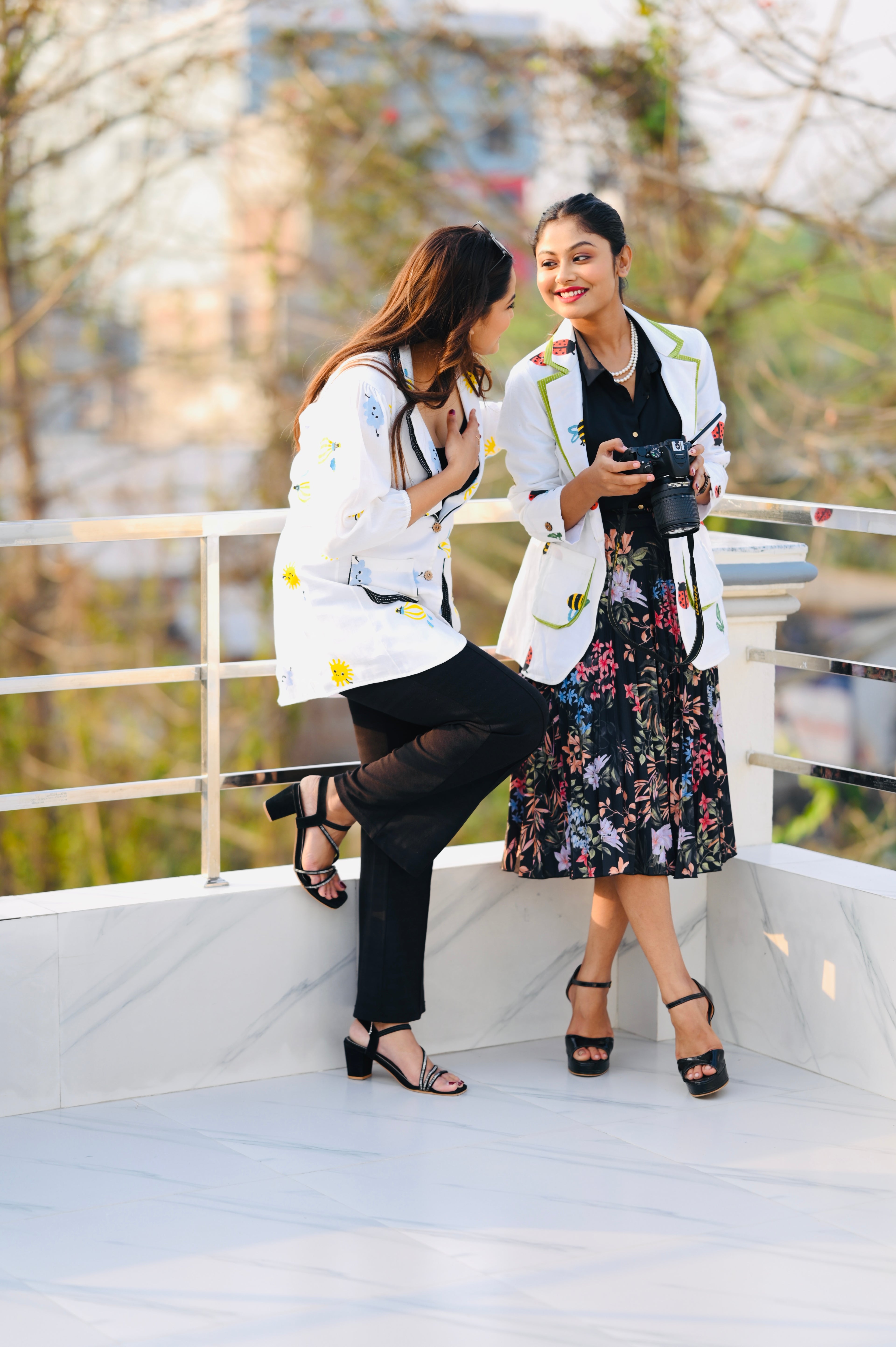 Featherfall Summer Blazers : Where summer floats in threads of white