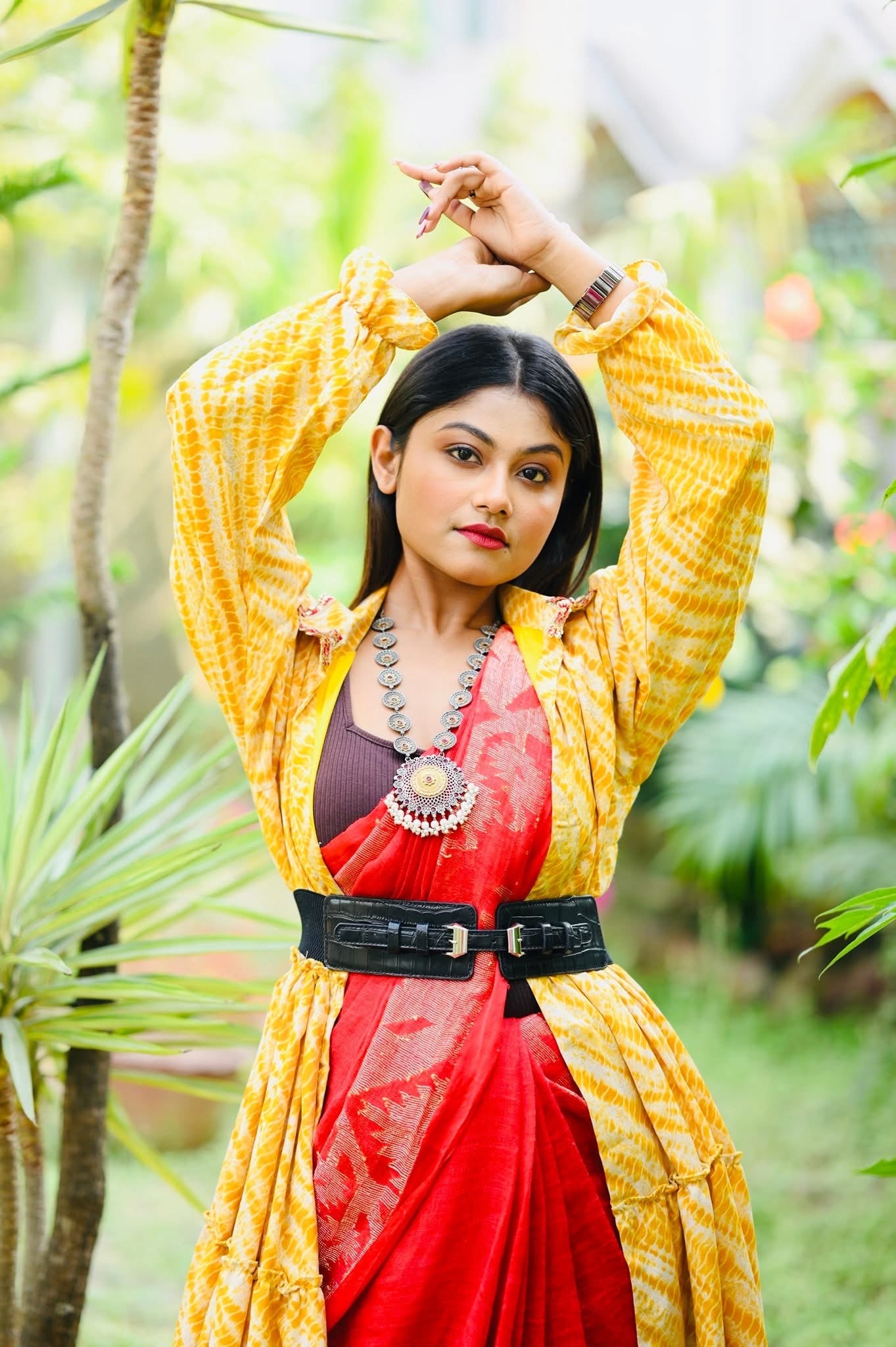 Golden Flow Signature Shrugs: Where layers dance with light