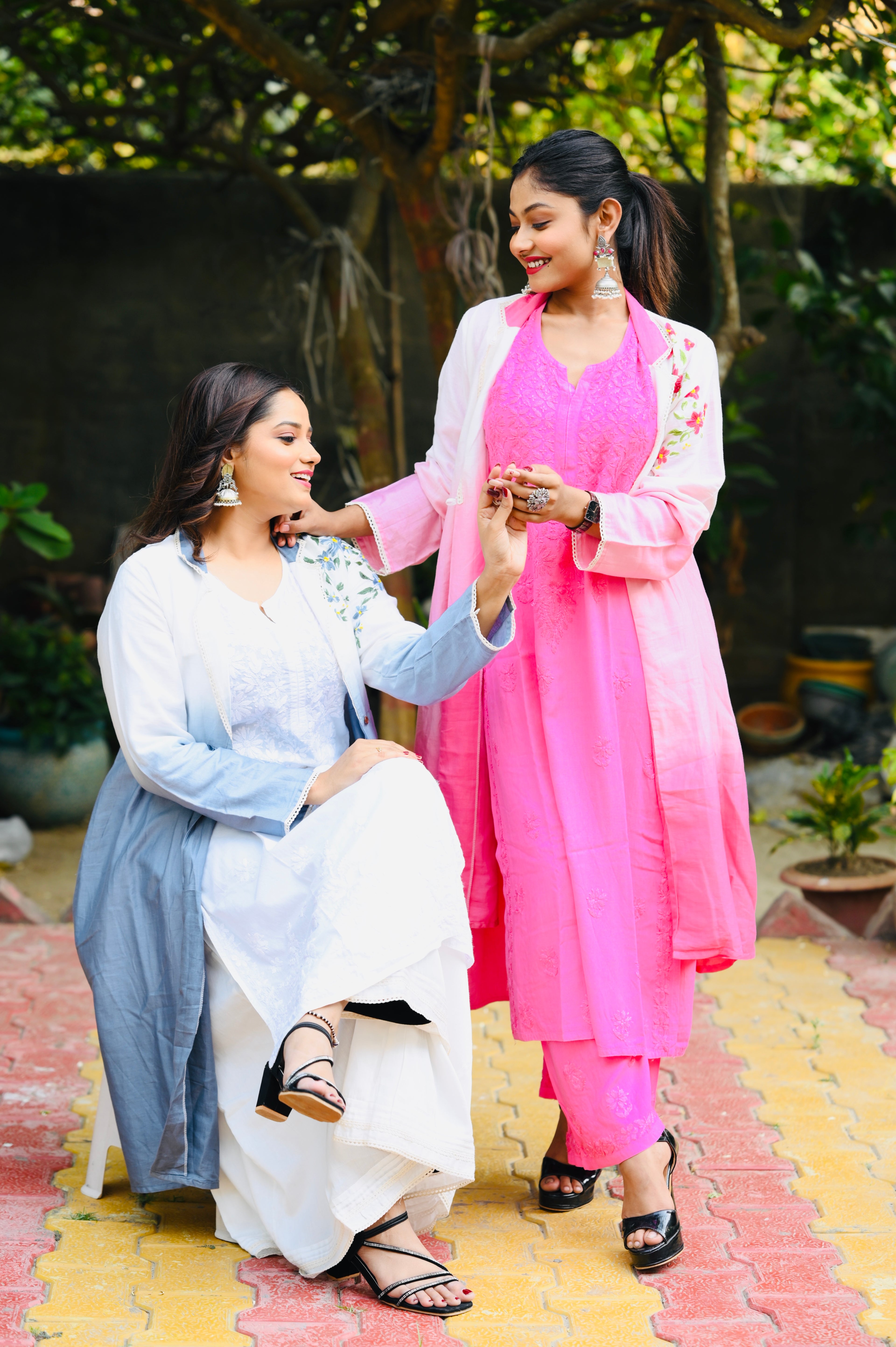 Ombre Haze Signature Shrugs: Where color fades, comfort flows