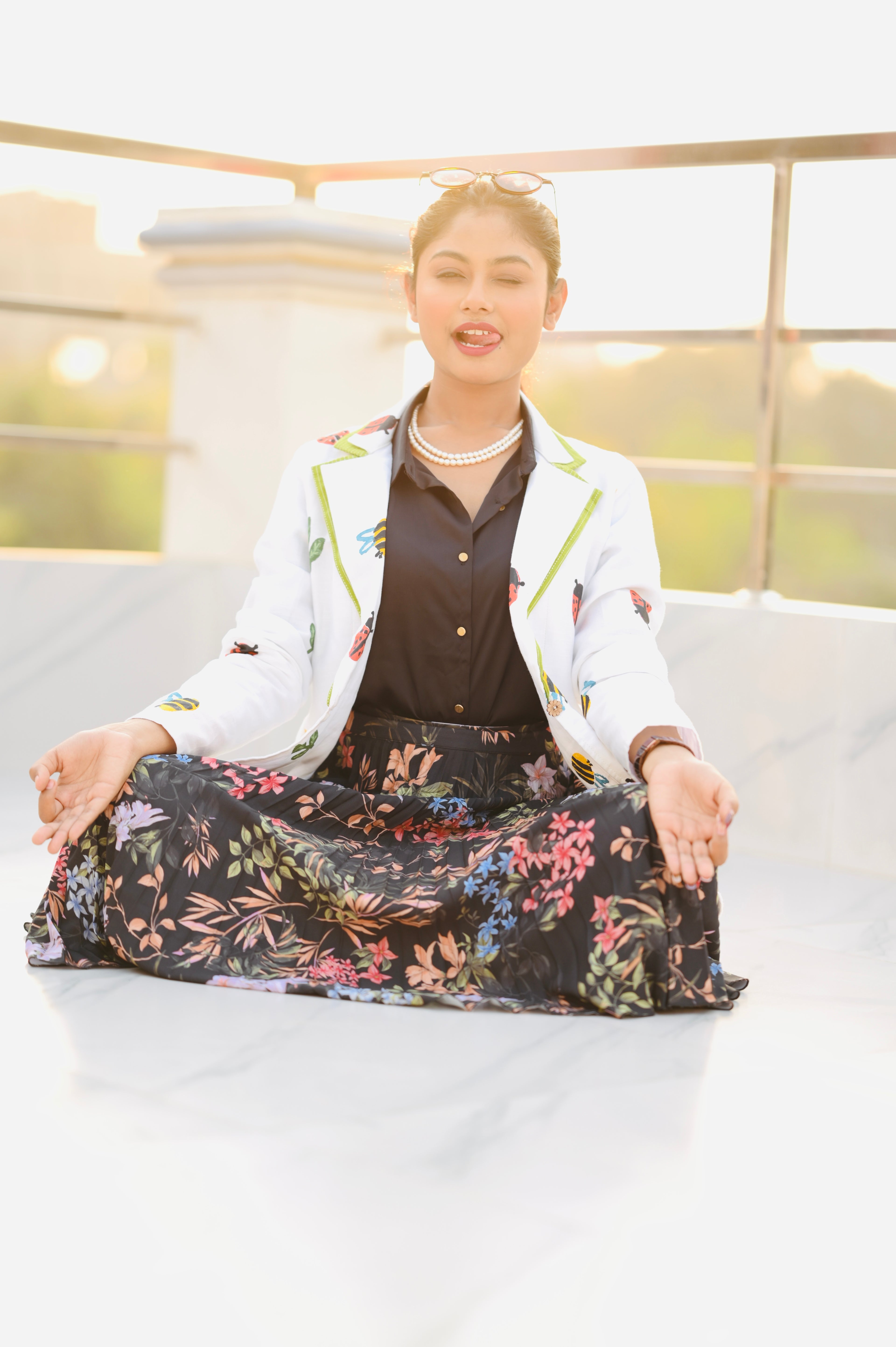 Featherfall Summer Blazers : Where summer floats in threads of white